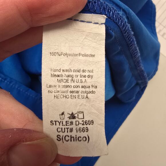 Women's Noble U Blue One Shoulder Mini Dress | Size Small - Picture 7 of 7